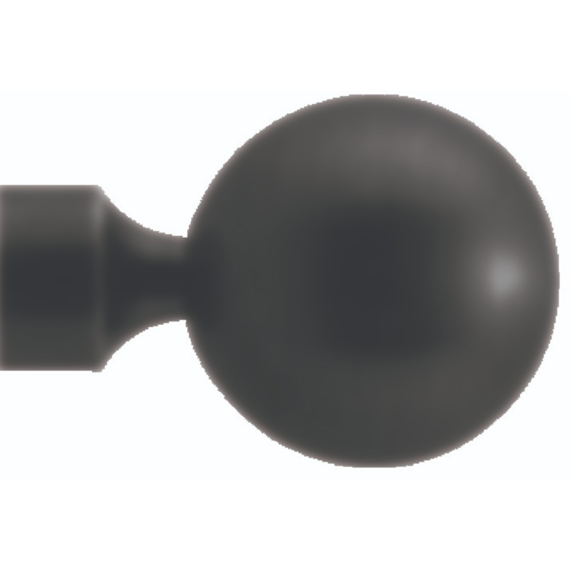 Ball Finial 30mm-black Matte