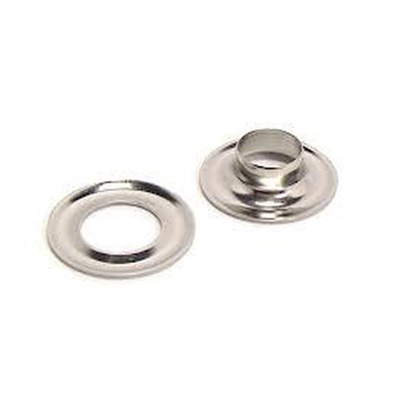 C.S. Osborne #1 9/32 Stainless Steel Grommets With Plain Washers (144/box)