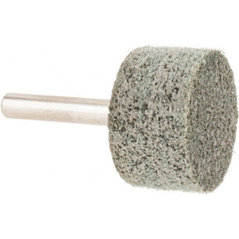 Grier Abrasive 1-1/4 Head Diam x 3/4 Thickness, W228, Cylinder End, Aluminum Oxide Mounted Point Green-Gray, Medium Grade, 30,520 RPM W228-N3-17894 – 04692893
