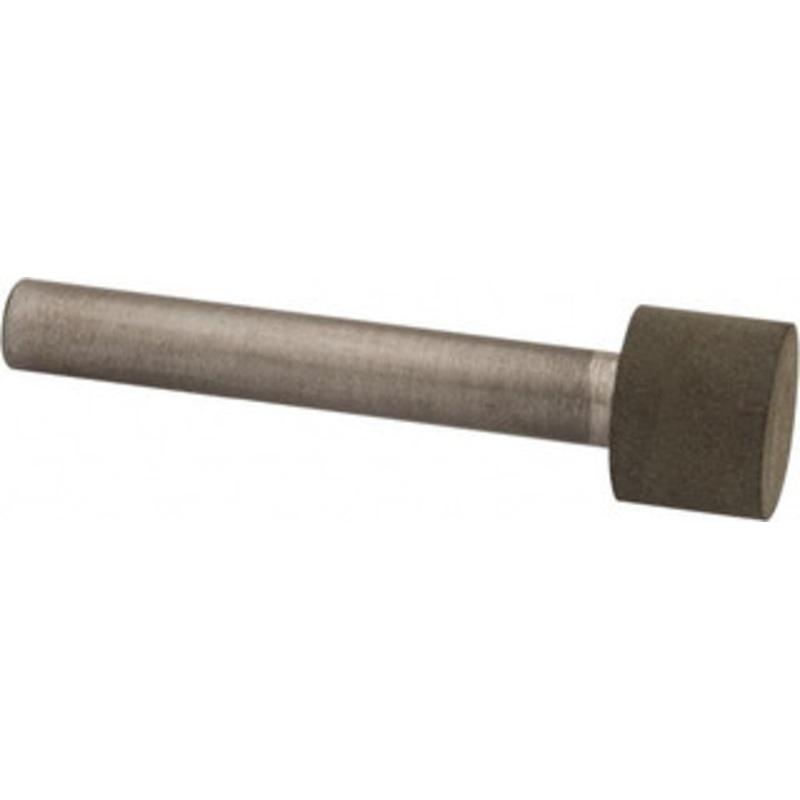 Made in USA 1/2 Head Diam x 3/8 Head Thickness CBN Grinding Pin 1/4 Shank Diam x 1-5/8 Shank Length, Very Fine Grade, 150 Grit 03506383 – 03506383
