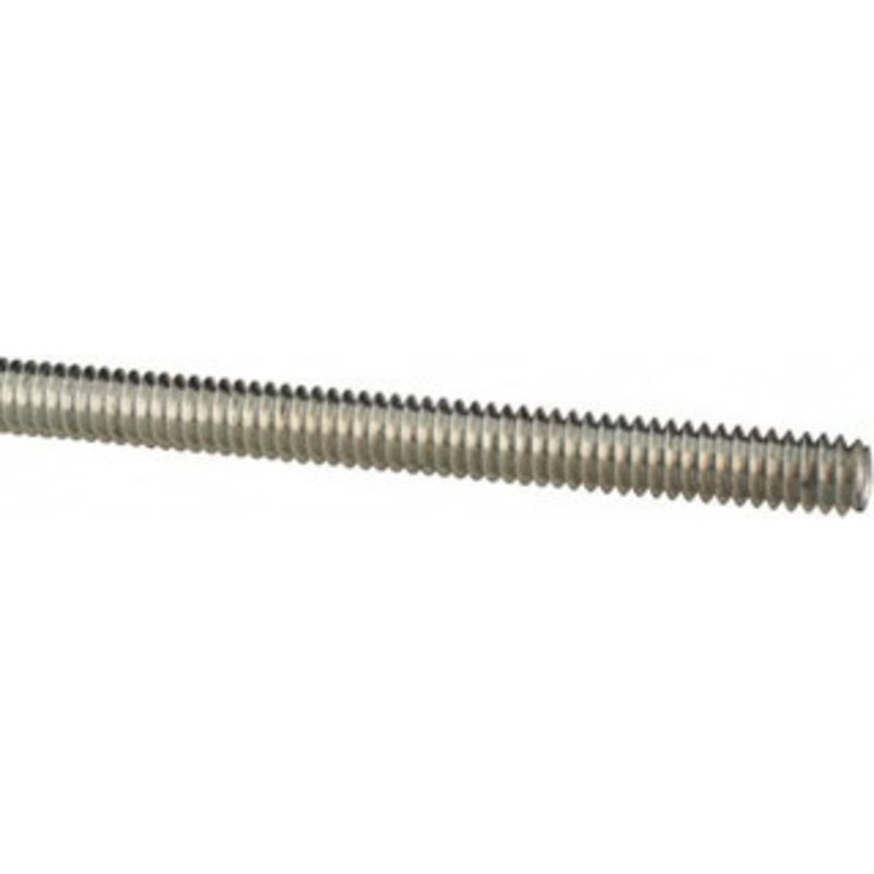 Made in USA 1/4-20 x 3 ft. Low Carbon Steel Threaded Rod Right Hand Thread, Zinc Plated Finish, UNC 03073 – 06050108