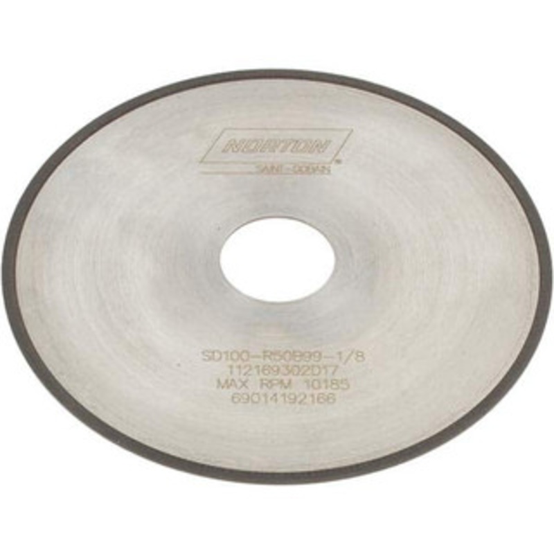 Norton 6 Diam x 1-1/4 Hole, 100 Grit Surface Grinding Wheel Diamond, Type 1A1R, Coarse Grade 69014192166 – 73553687
