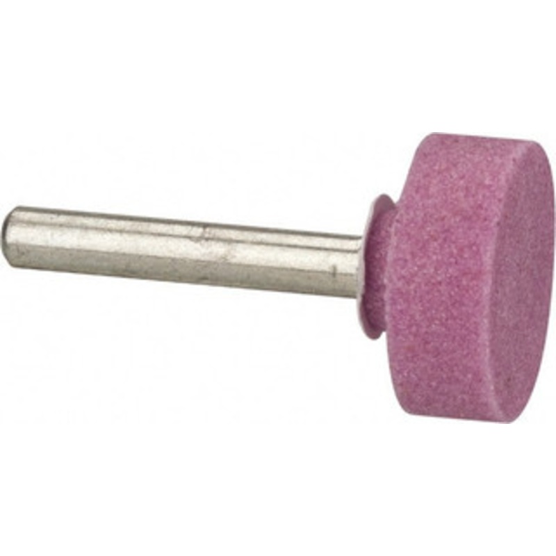 Tru-Maxx 1 Head Diam x 3/8 Thickness, W217, Cylinder End, Aluminum Oxide Mounted Point Pink, Medium Grade, 60 Grit, 37,890 RPM 66253291882 – 89679609