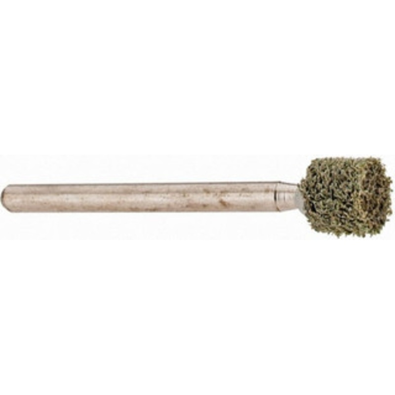 Grier Abrasive 1/4 Head Diam x 1/4 Thickness, W160, Cylinder End, Aluminum Oxide Mounted Point Green-Gray, Fine Grade, 81,370 RPM W160-N2-17208 – 04692208