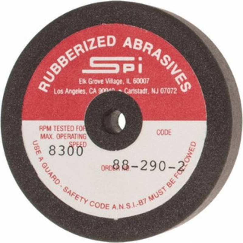 Made in USA 2-1/2 Diam x 1/4 Hole x 1/2 Thick, 80 Grit Surface Grinding Wheel Aluminum Oxide/Silicon Carbide Blend, Medium Grade, 8,300 Max RPM 256-M SPI – 73149643