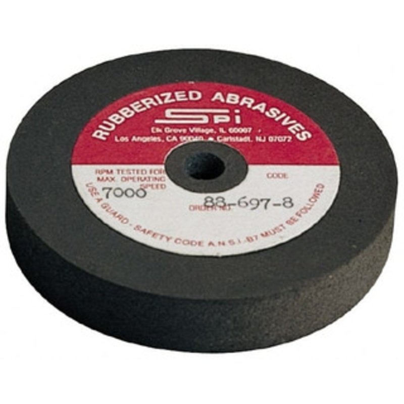 Made in USA 4 Diam x 1/2 Hole x 1/8 Thick, 46 Grit Surface Grinding Wheel Aluminum Oxide/Silicon Carbide Blend, Coarse Grade, 5,250 Max RPM 401-C SPI – 73151086
