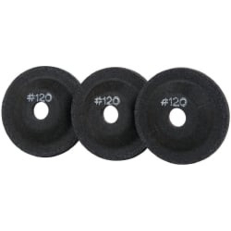 PRO-SOURCE 120 Grit, 2 Wheel Diam, 5/32 Wheel Thickness, 3/8 Arbor Hole, Depressed Center Wheel Aluminum Oxide 5590080012PRO – 53362927