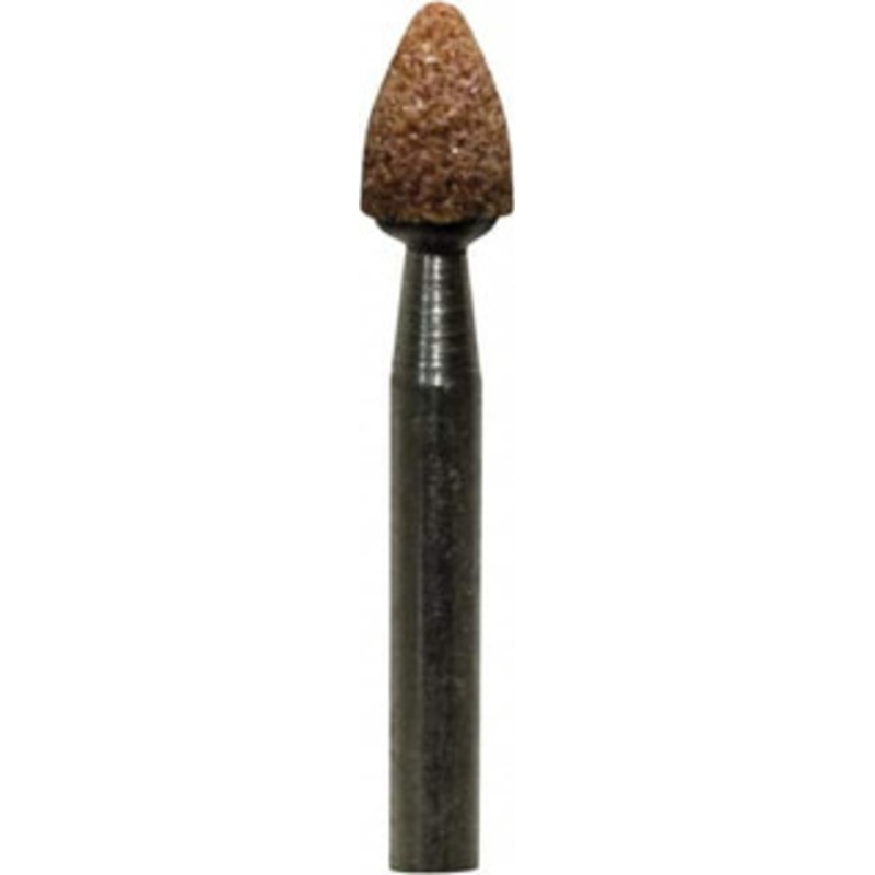 Tru-Maxx 3/16 Head Diam x 5/16 Thickness, B45, Pointed End, Aluminum Oxide Mounted Point Burnt Orange, Medium Grade, 60 Grit, 104,250 RPM TM-GPB45O – 69699221