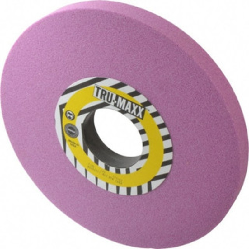 Tru-Maxx 12 Diam x 3 Hole x 1 Thick, H Hardness, 46 Grit Surface Grinding Wheel Aluminum Oxide, Type 1, Coarse Grade, 2,069 Max RPM, Vitrified Bond, No Recess T1-12P31499-T – 06292072