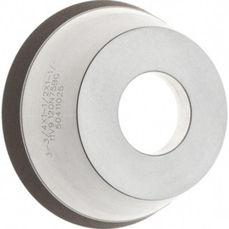 Tru-Maxx 95mm Diam, 1-1/4 Hole Size, 1 Overall Thickness, 120 Grit, Type 11V9, Tool & Cutter Grinding Wheel Fine Grade, Diamond RESIN-12 – 44288967