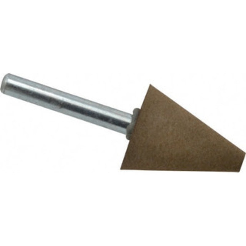 Grier Abrasive 1 Max Diam x 2-1/4 Long, Cone A2, Rubberized Point Medium Grade, Aluminum Oxide, Mounted A2-J3-19803 – 58130550