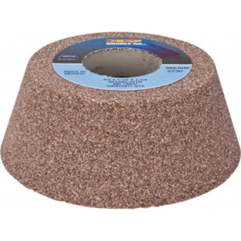 Norton 4 Diam, 1-1/4 Hole Size, 1-1/2 Overall Thickness, 60 Grit, Type 11 Tool & Cutter Grinding Wheel Medium Grade, Aluminum Oxide, J Hardness, Vitrified Bond, 5,730 RPM 66243529875 – 05128673