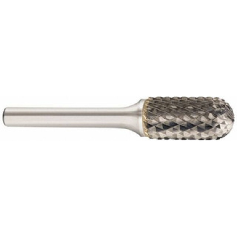 SGSPRO 1/2 Cut Diam, 3/8 Shank Diam, Carbide Double Cut Cylinder Burr Flat End, 3 OAL, 1 LOC 10271 – 66741471