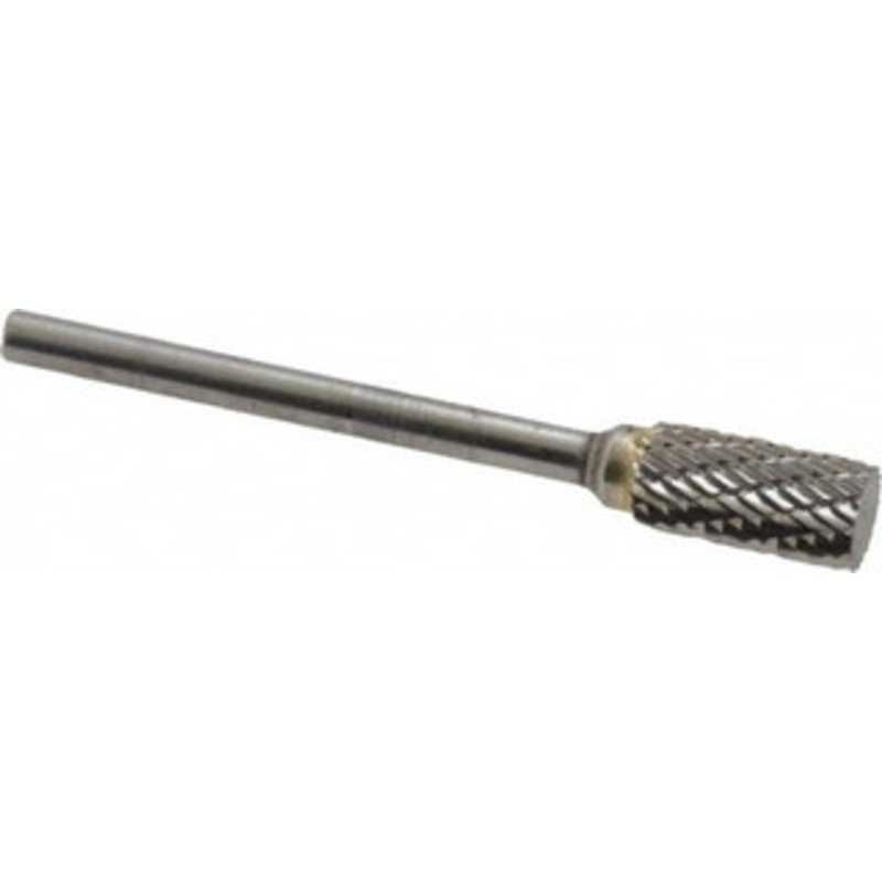 SGSPRO 1/4 Cut Diam, 1/8 Shank Diam, Carbide Double Cut Cylinder Burr Flat End, 2-1/4 OAL, 1/2 LOC 10678 – 05293246