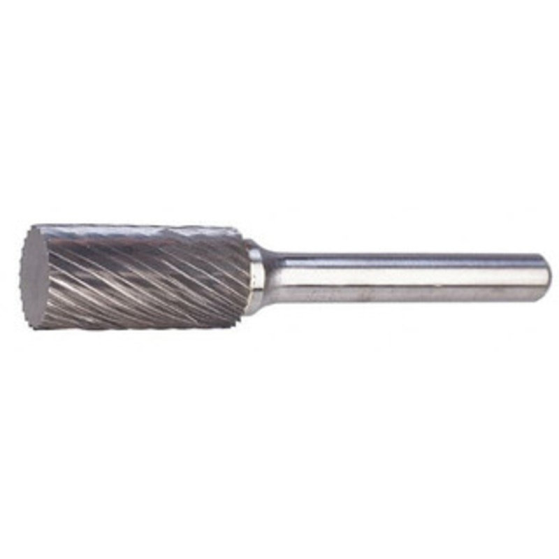 SGSPRO 7/8 Cut Diam, 1/4 Shank Diam, Carbide Single Cut Cylinder Burr Flat End, 2-3/4 OAL, 1 LOC 10300 – 05289988