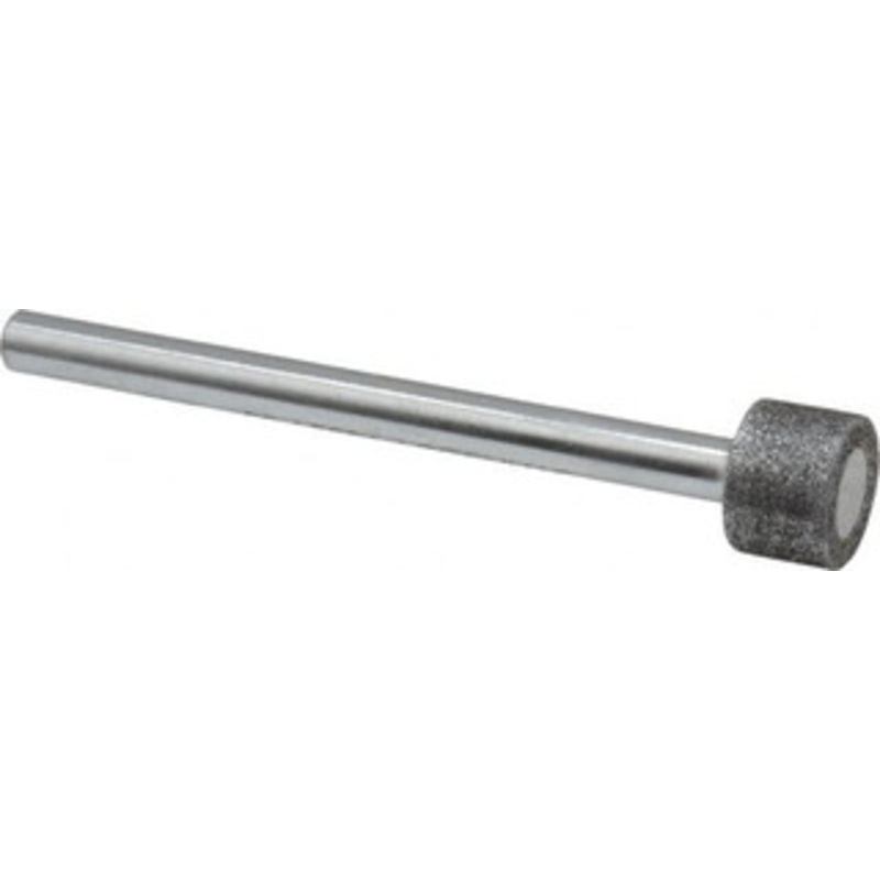 Strauss & Co. 0.591 Head Diam x 0.394 Head Thickness CBN Grinding Pin 1/4 Shank Diam x 3-1/2 Shank Length, Medium Grade, 80 Grit PT0591-05B80 – 50966886