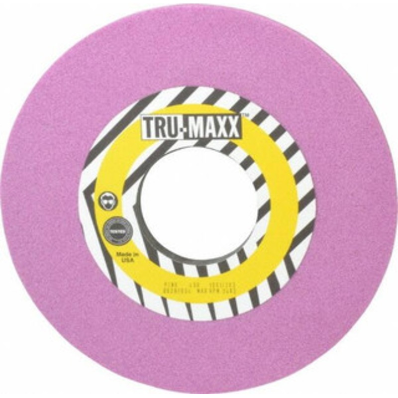 Tru-Maxx 10 Diam x 3 Hole x 1/2 Thick, H Hardness, 46 Grit Surface Grinding Wheel Aluminum Oxide, Type 1, Coarse Grade, 3,250 Max RPM, Vitrified Bond, No Recess 66253269659 – 06291934