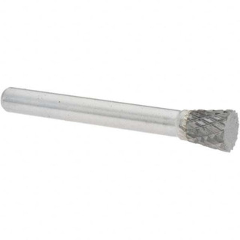 Value Collection 3/8 Cut Diam, 1/4 Shank Diam, 13 Carbide Inverted Cone Burr 2-3/8 OAL, 3/8 LOC -22693-3 – 45660131