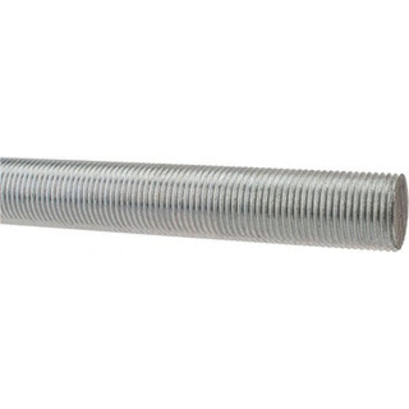 Made in USA 3/4-16 x 3 ft. Low Carbon Steel Threaded Rod Right Hand Thread, Zinc Plated Finish, UNF 20309 – 06057251
