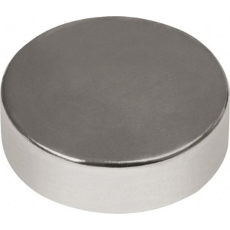 Mag-Mate 1/2 Diam x 1/8 High Neodymium Rare Earth Magnet 6.08 Lb Max Capacity, 180F Max, Nickel Plated NE5012NP42 – 39158670