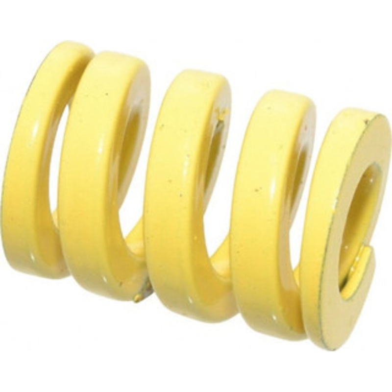 Danly 3/4 Hole Diam, 3/8 Rod Diam, 1 Free Length, Yellow Die Spring 183 Lb Max Deflection, 0.25 Max Deflection, Extra Heavy Duty, Chromium Vanadium Steel 9-1204-36 – 76016617