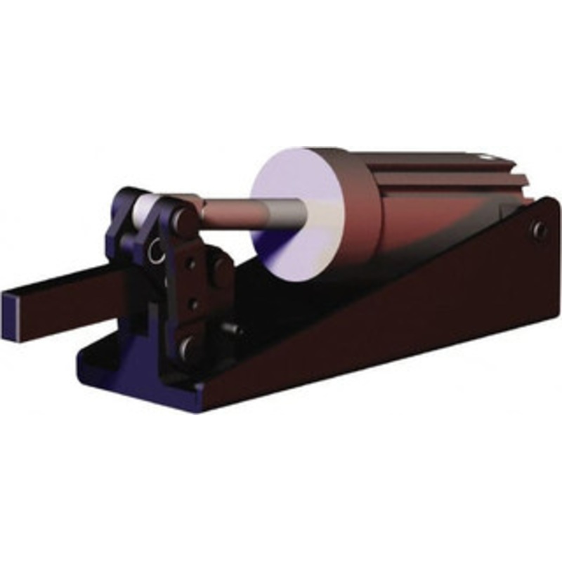 Destaco 832 Lb Inner Hold Capacity, Horiz Mount, Air Power Hold-Down Toggle Clamp G1/8 Port, 145 Max psi, 98 Bar Opening, 35.31mm Height Under Bar 8007-E – 57737116