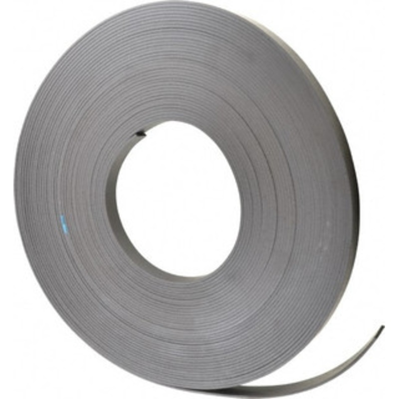Mag-Mate 100 ft. Long x 3/4 Wide x 1/8 Thick Flexible Magnetic Strip 12 Lb Max Pull Force, 14 Linear Ft/Lb Magnetic Pull Force, Plain Back MRN120X0075X100 – 00265140