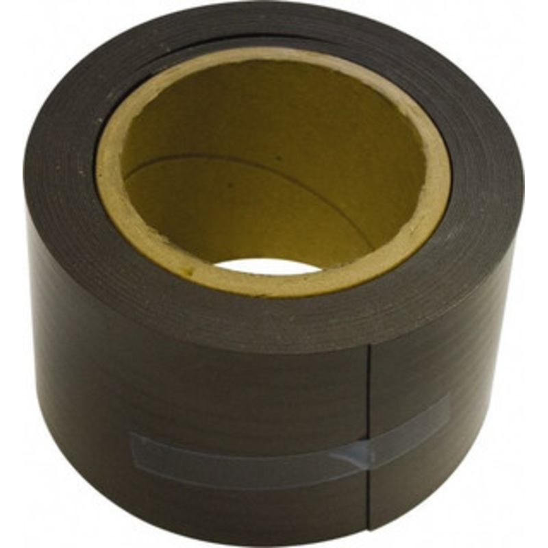 Mag-Mate 25 ft. Long x 3 Wide x 1/32 Thick Flexible Magnetic Strip 24 Lb Max Pull Force, 12 Linear Ft/Lb Magnetic Pull Force, Plain Back, Dark Brown MRN030X0300X025 – 36576106