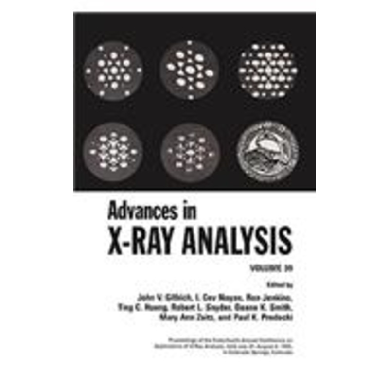 advances in x-ray analysis: volume 39