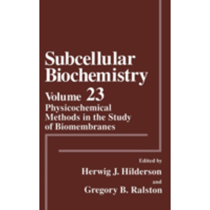 physicochemical methods in the study of biomembranes