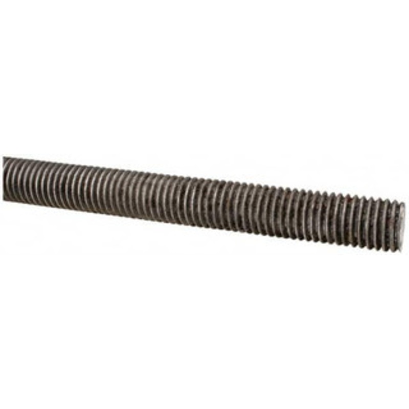 Made in USA 5/8-11 x 6 ft. Low Carbon Steel Threaded Rod Right Hand Thread, Oil Finish, UNC 01136 – 66049206