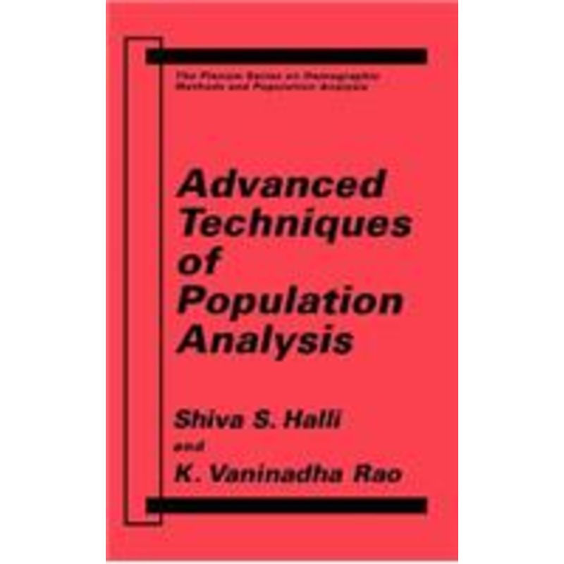 advanced techniques of population analysis