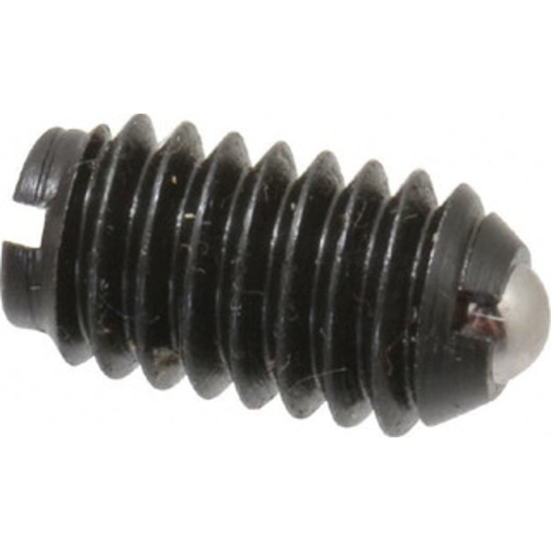 Gibraltar 5/16-18, 0.156 Ball Diam, 37/64 Body Length, 0.04 Max Ball Reach, Threaded Ball Plunger Steel Body, Steel Ball, 4 Lb Initial End Force, 9 Lb Final End Force 10012P-G – 65220105