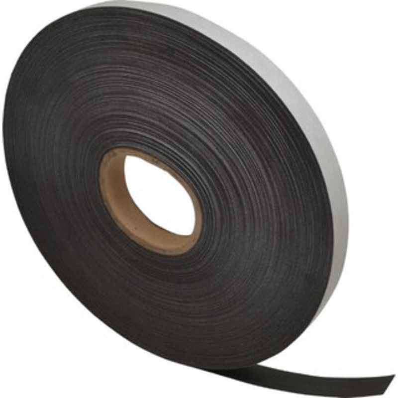 Mag-Mate 200 ft. Long x 1 Wide x 1/32 Thick Flexible Magnetic Strip 8 Lb Max Pull Force, 4 Linear Ft/Lb Magnetic Pull Force, Adhesive Back MRA030X0100X200 – 00265199