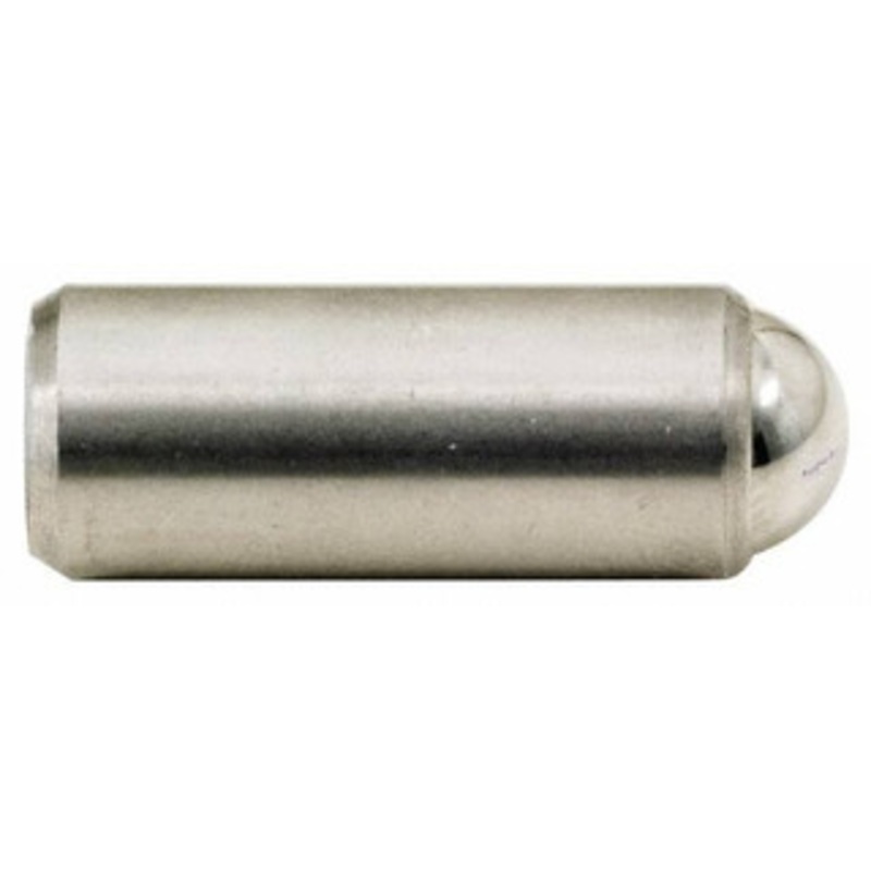 Gibraltar 0.864 Body Length x 3/8 Body Diam, 5 Lb Init to 14 Lb Final End Force, Stainless Steel Press Fit Ball Plunger 5/16 Ball Diam, 0.11 Max Ball Reach, +0.0010, +0.0020 Tolerance 10611SS – 60931821