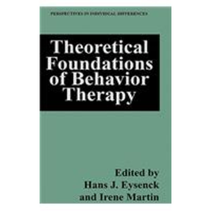 theoretical foundations of behavior therapy