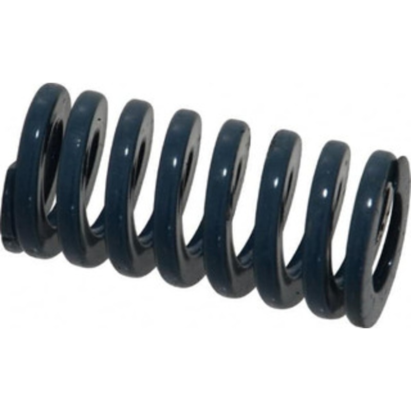 Danly 3/4 Hole Diam, 3/8 Rod Diam, 1-1/2 Free Length, Blue Die Spring 31.3 Lb Max Deflection, 0.56 Max Deflection, Medium Duty, Chromium Vanadium Steel 9-1206-21 – 76012632