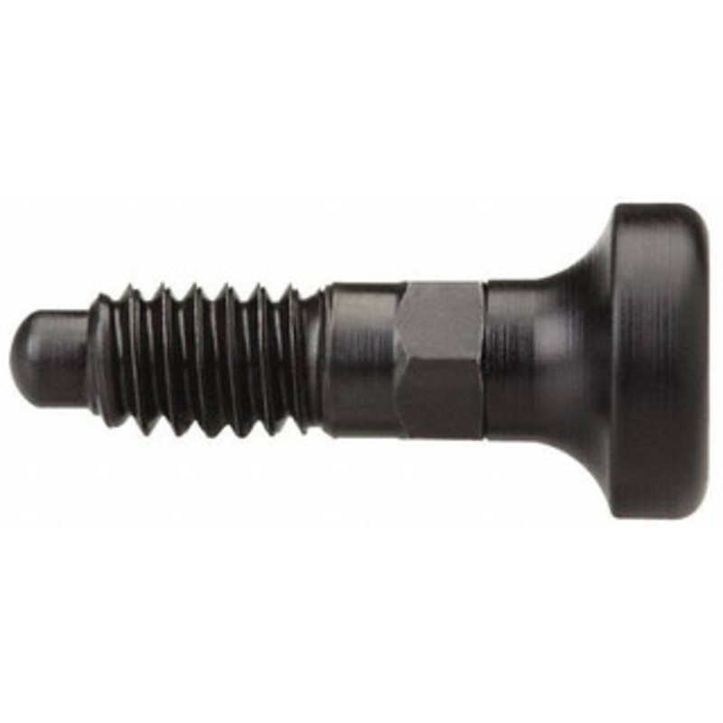 Gibraltar 1/4-20, 1/2 Thread Length, 0.16 Max Plunger Diam, 0.12 Lb Init to 0.36 Lb Final End Force, Knob Handle Plunger Delrin Knob, 0.63 Body Length, 1/2 Length Under Head/Shoulder, 0.13 Plunger Projection DKN25-PT-G – 40074445