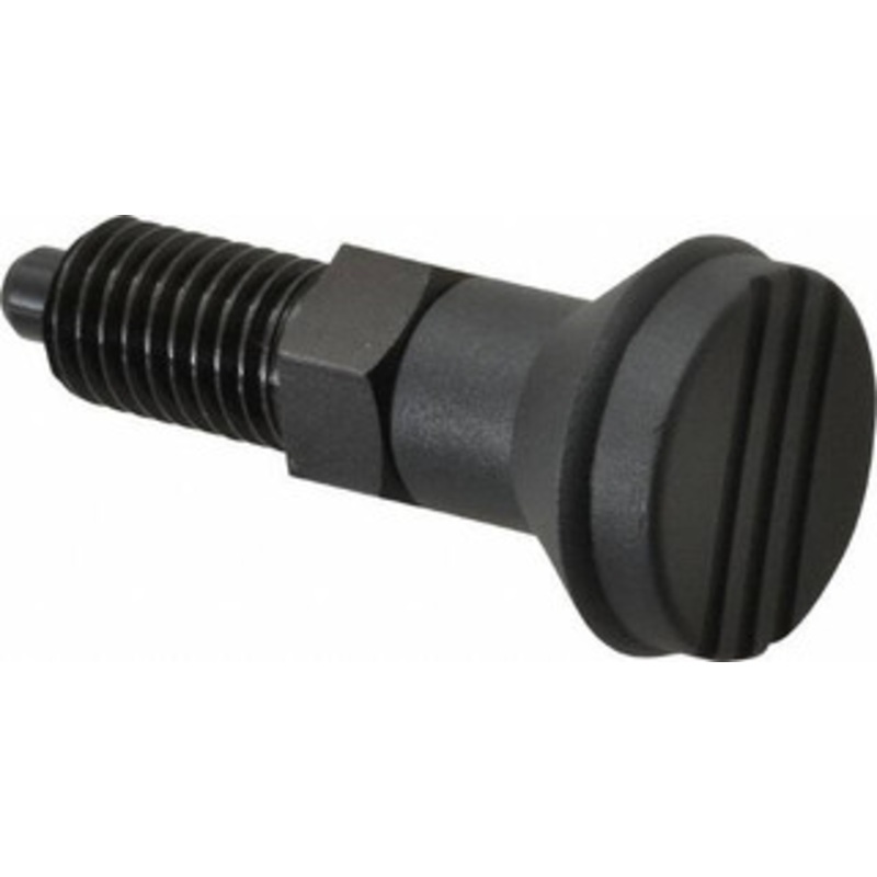 Gibraltar 5/8-11, 23mm Thread Length, 8mm Plunger Diam, Knob Handle Indexing Plunger Plunger Style A, 26mm Body Length, 74mm OAL, Steel IPG-118-G – 88074703