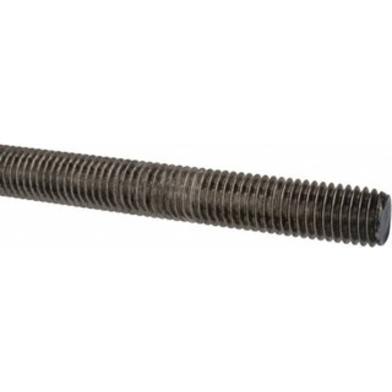 Made in USA 5/8-11 x 6 ft. Stainless Steel Threaded Rod Right Hand Thread, UNC 09136 – 66052200
