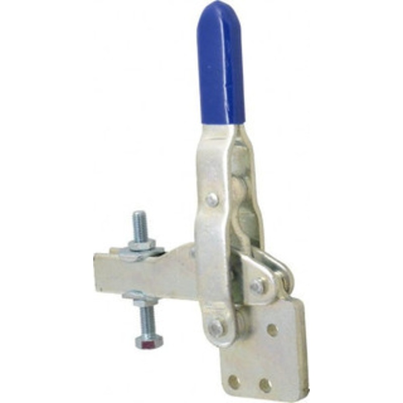 Gibraltar 1,000 Lb Holding Capacity, Vertical Handle, Manual Hold Down Toggle Clamp 76 Handle Movement, 65 Bar Opening, U-Bar, Straight Base, Carbon Steel GIB-U-2007B – 84520550