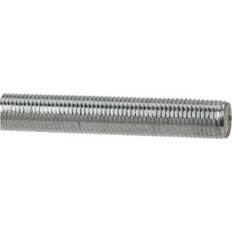 Made in USA 3/8-24 x 6 ft. Low Carbon Steel Threaded Rod Right Hand Thread, Zinc Plated Finish, UNF 20604 – 66057159