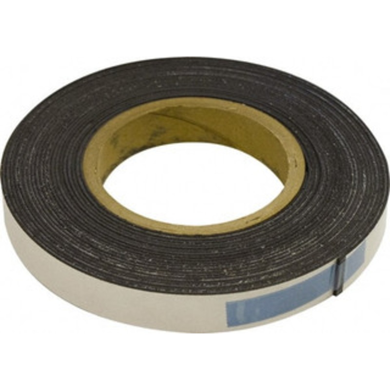 Mag-Mate 300 Long x 1 Wide x 1/32 Thick Flexible Magnetic Strip 8 Lb Max Pull Force, 4 Linear Ft/Lb Magnetic Pull Force, Adhesive Back, Dark Brown MRA030X0100X025 – 36576189