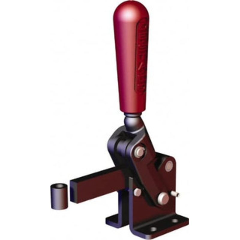 Destaco 1,574 Lb Holding Capacity, Vertical Handle, Manual Hold Down Toggle Clamp 90 Handle Movement, 120 Bar Opening, Solid Bar, Flanged Base, Oxide Finish, Forged Alloy Steel 533-L – 87280756