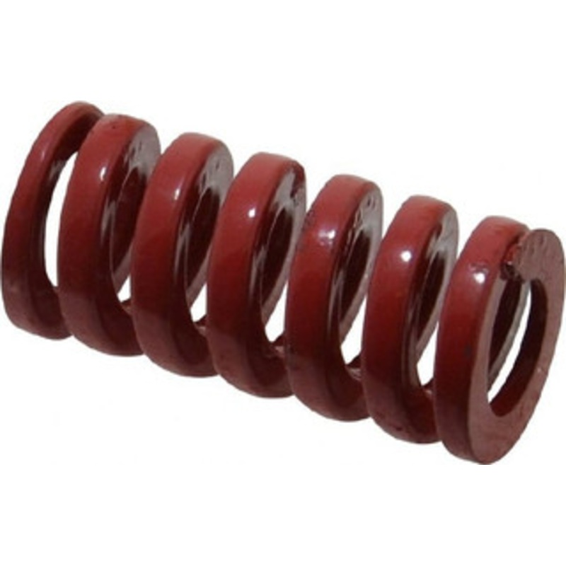 Danly 3/4 Hole Diam, 3/8 Rod Diam, 1-1/2 Free Length, Red Die Spring 82.2 Lb Max Deflection, 0.45 Max Deflection, Heavy Duty, Chromium Vanadium Steel 9-1206-26 – 76014638