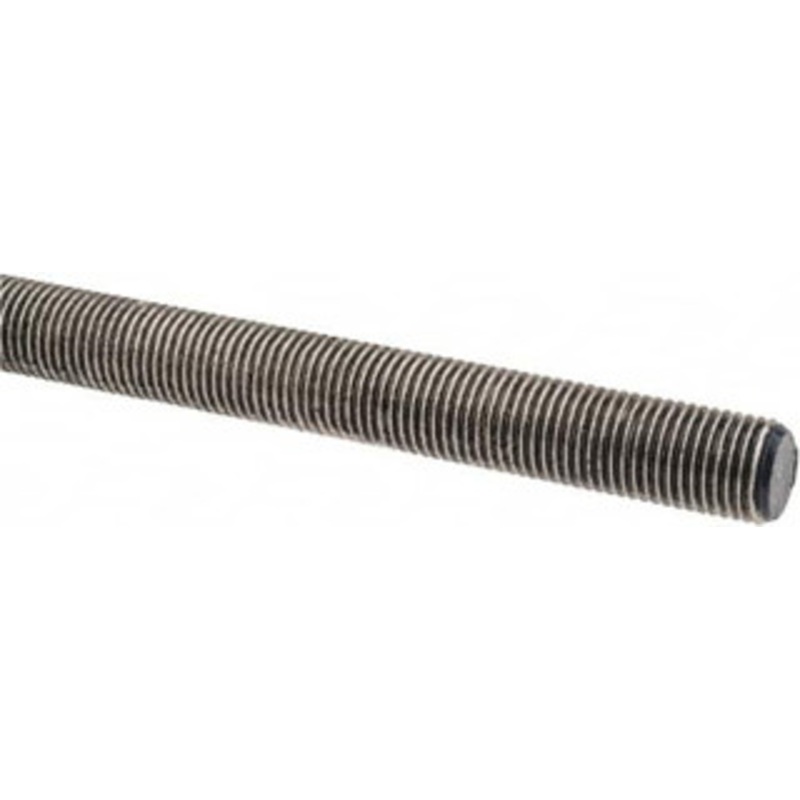 Made in USA 3/8-24 x 3 ft. Stainless Steel Threaded Rod Right Hand Thread, UNF 10343 – 06056543