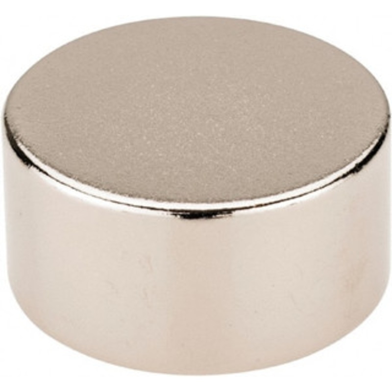 Mag-Mate 3/4 Diam x 3/8 High Neodymium Rare Earth Magnet 13.5 Lb Max Capacity, 200F Max, Nickel Plated NE7537NP35 – 00232496