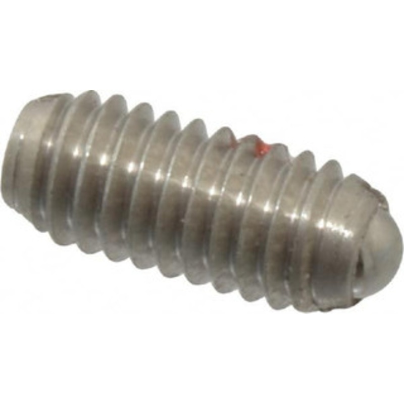 Gibraltar M4x0.7, 2.5mm Ball Diam, 9mm Body Length, 0.8mm Max Ball Reach, Threaded Ball Plunger Stainless Steel Body, Stainless Steel Ball, 0.9 Lb Initial End Force, 2.25 Lb Final End Force, Locking Element MSSW10-3BP-G – 06693758