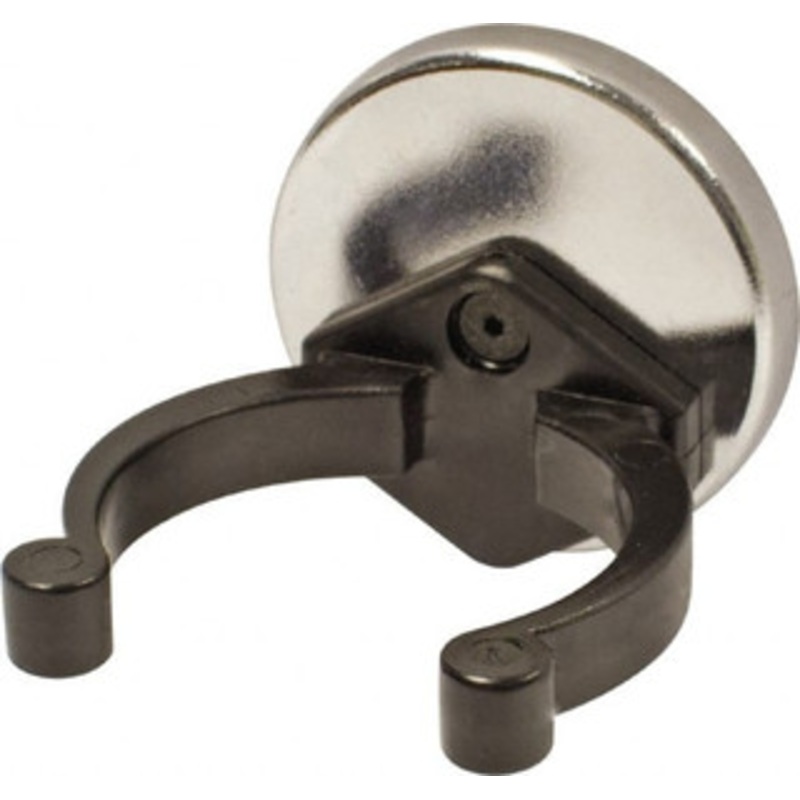 Mag-Mate 38 Lb Max Pull Force, 5/16 Overall Height, 2.03 Diam, Ceramic Cup Magnet Clamp Style, 2-1/8 Clamp Opening, Chrome Plated MX2000BP01 – 62798087