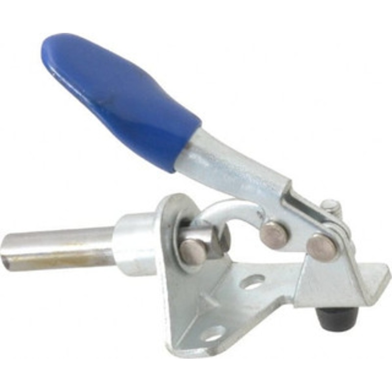 Gibraltar 100 Lb Load Capacity, Flanged Base, Carbon Steel, Standard Straight Line Action Clamp 3 Mounting Holes, 0.18 Mounting Hole Diam, 1/4 Plunger Diam, Thumb Handle GIB-PP-300-1M – 84520386